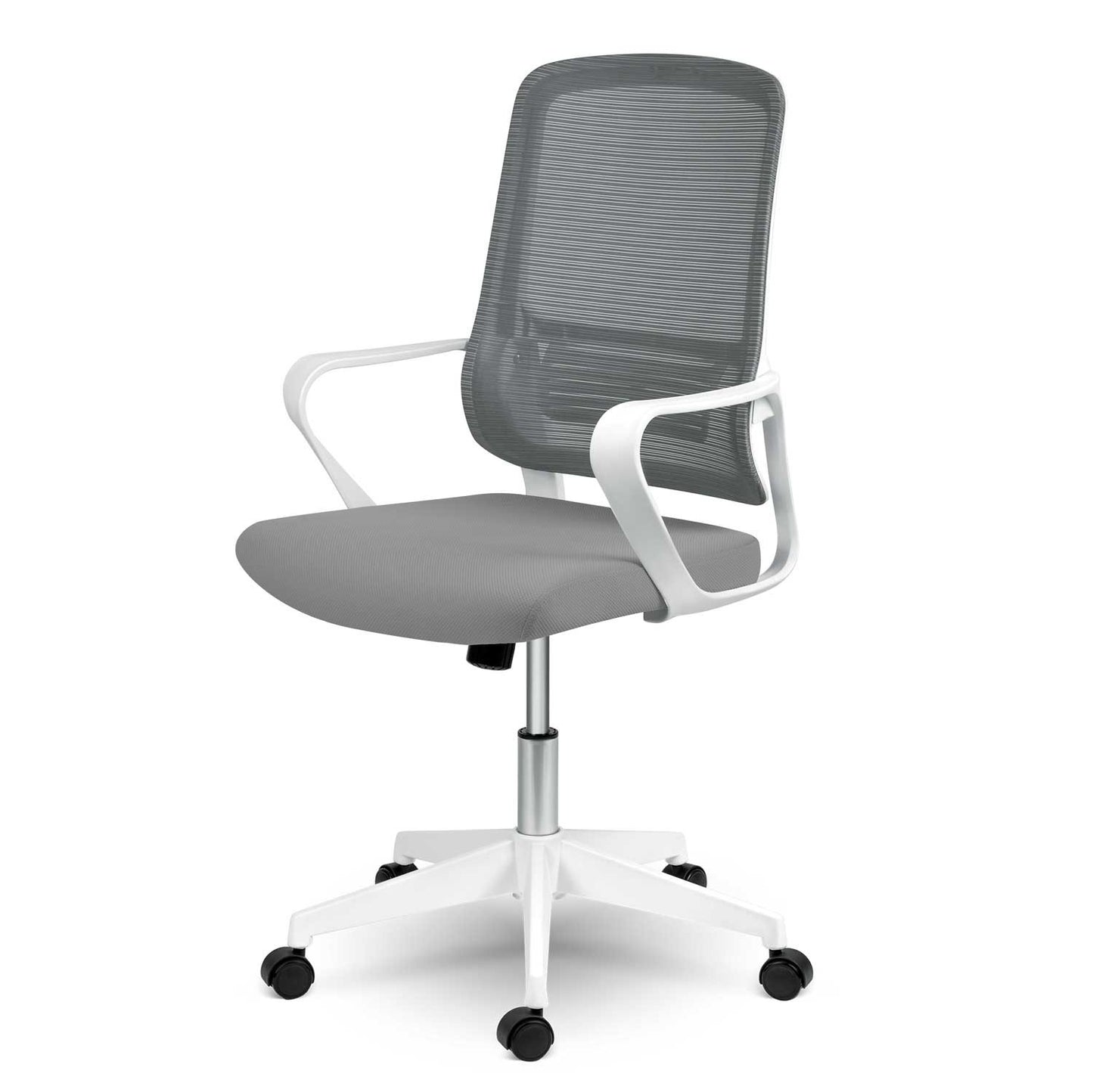 Micro-mesh office chair Sofotel Wizo gray and white