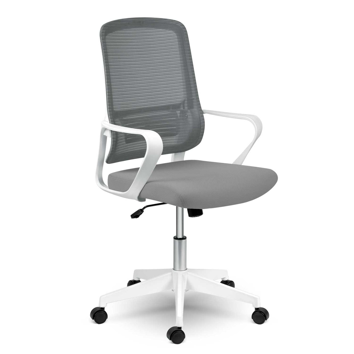 Micro-mesh office chair Sofotel Wizo gray and white