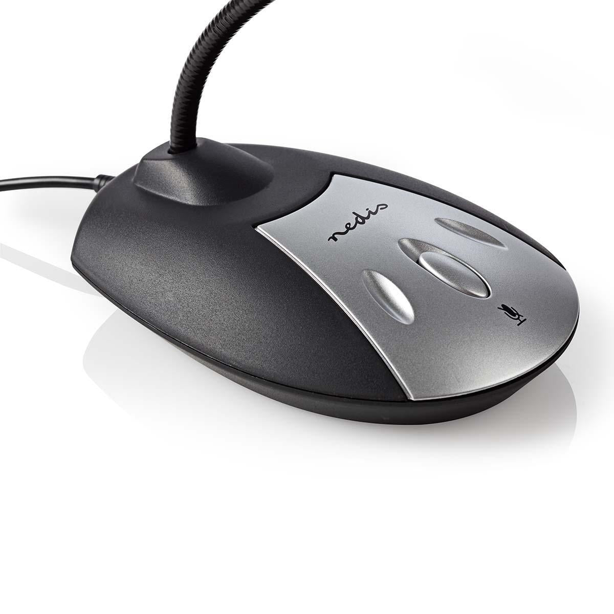 Microphone | Used for: Computer / Desktop | Wire bound | USB A Male | On / off button | Headphone jack