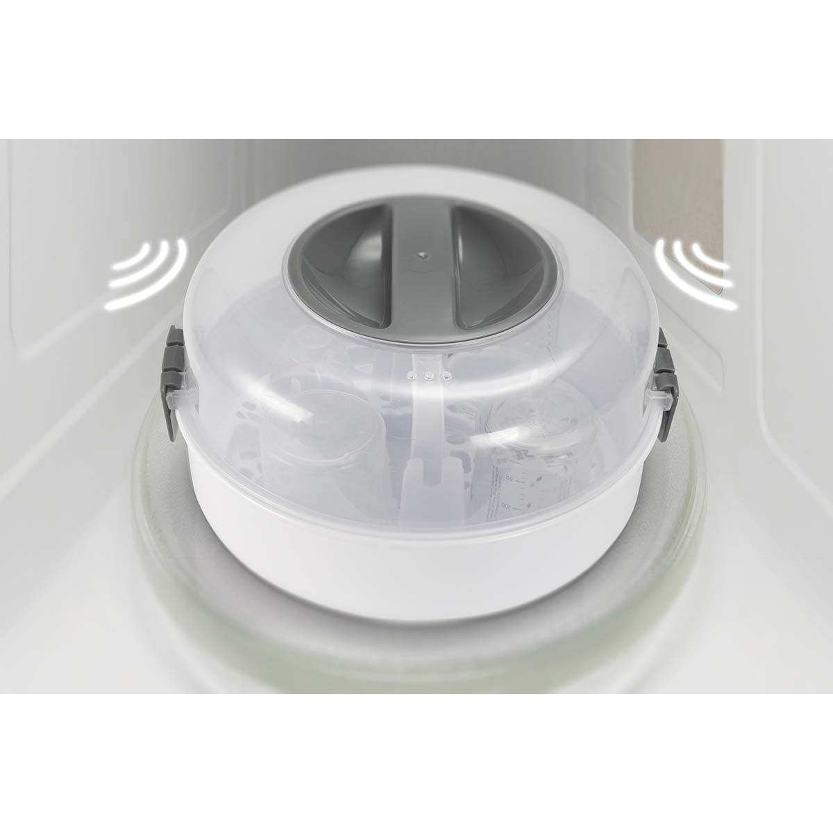 Microwave Bottle Sterilizer, Steam, Kills 99.9% Bacteria