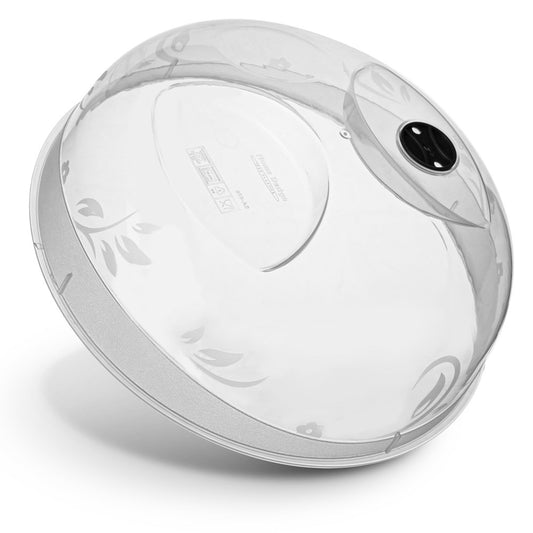 Microwave cover in high-quality plastic against splashes