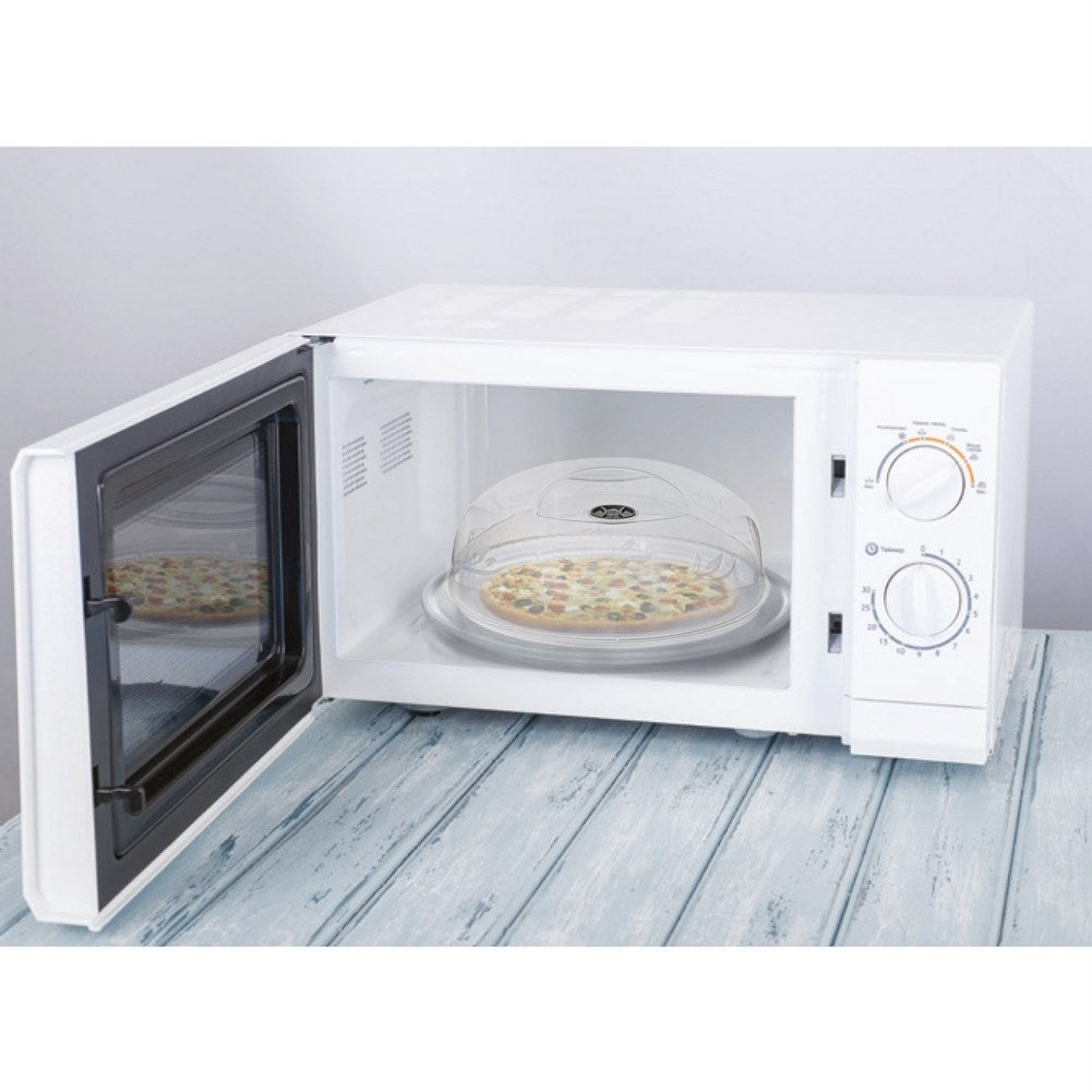 Microwave cover in high-quality plastic against splashes