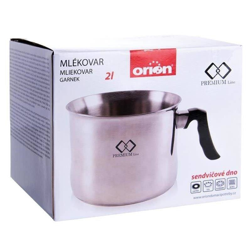 Milk pan with water jacket - Prevents burning