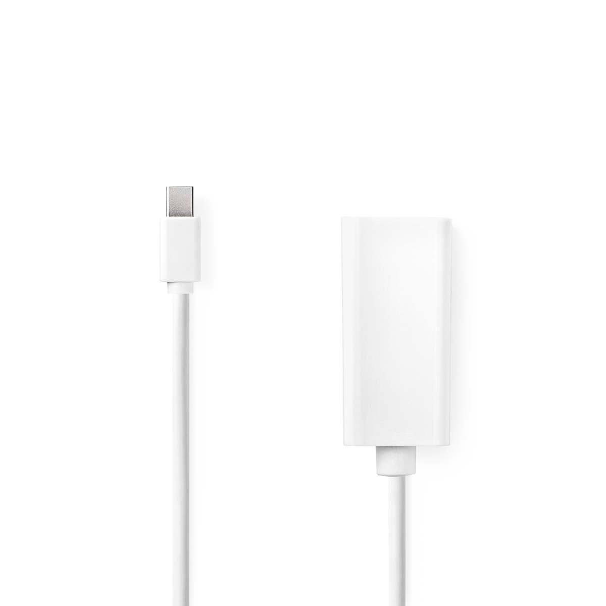 Mini Displayport Cable | DisplayPort 1.2 | Mini DisplayPort Male | HDMI™ Output | 21.6 Gbps | Nickel Plated | 0.20 m | Round | PVC | White | Box