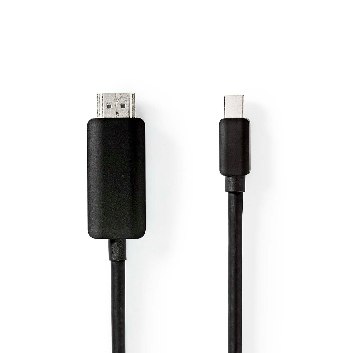 Mini Displayport Cable | DisplayPort 1.4 | Mini DisplayPort Male | HDMI™ Connector | 48 Gbps | Nickel Plated | 2.00 m | Round | PVC | Black | Plastic bag