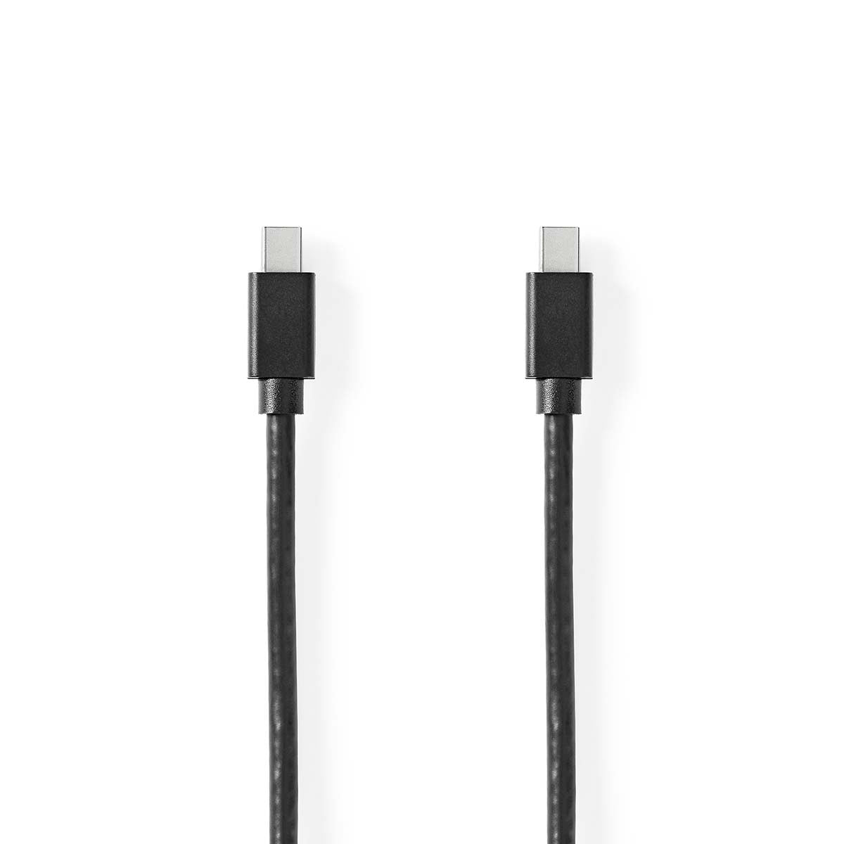 Mini Displayport Cable | DisplayPort 1.4 | Mini DisplayPort Male | Mini DisplayPort Male | 48 Gbps | Nickel Plated | 2.00 m | Round | PVC | Black | Plastic bag