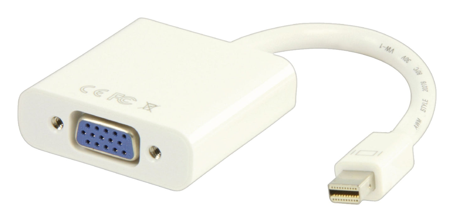 Mini Displayport Cable Mini DisplayPort Male - VGA Female 0.20 m White