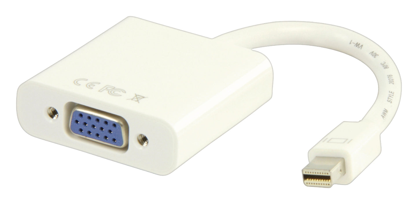 Mini Displayport Cable Mini DisplayPort Male - VGA Female 0.20 m White