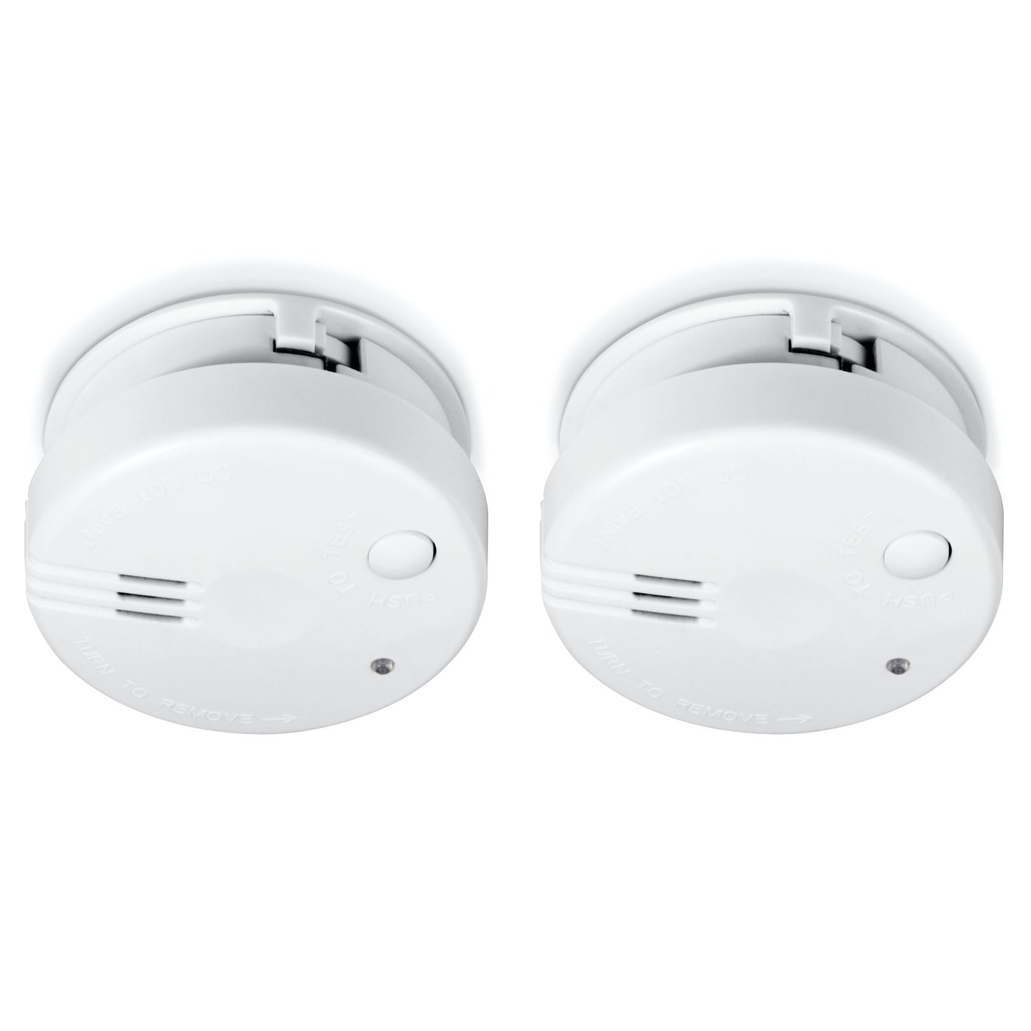 Mini Smoke Detector 2-Pack, 5-Year Battery Life