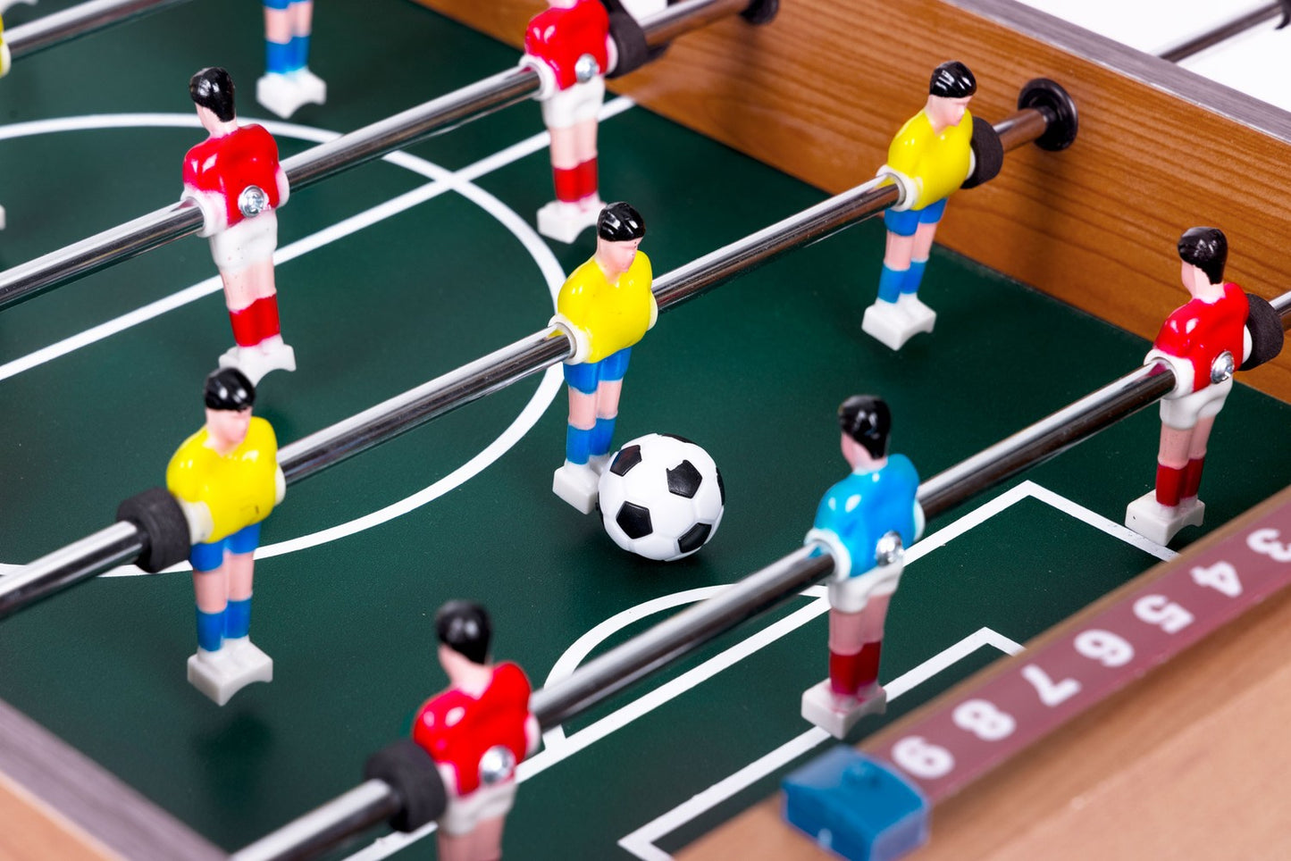 Mini Table Football Game – 70x35 cm, Wooden, Ages 3+