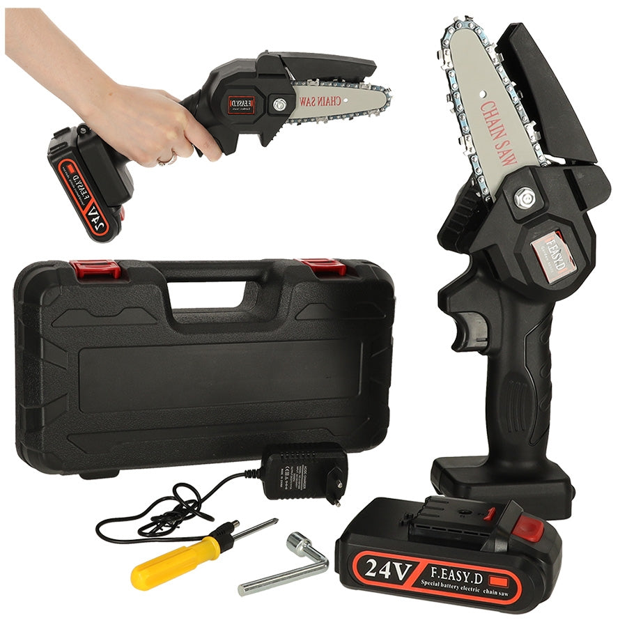 Mini USB chainsaw in case