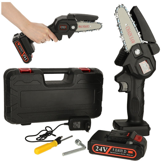 Mini USB chainsaw in case