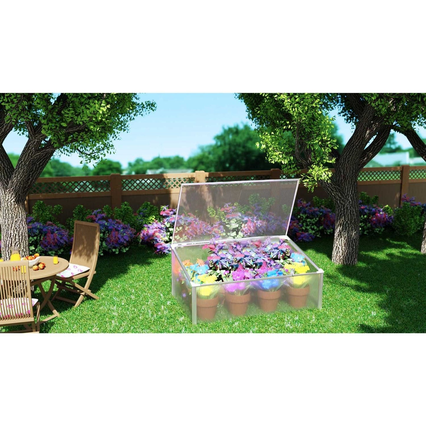 Mini garden greenhouse 99 x 60 x 42 cm Plonos 4924