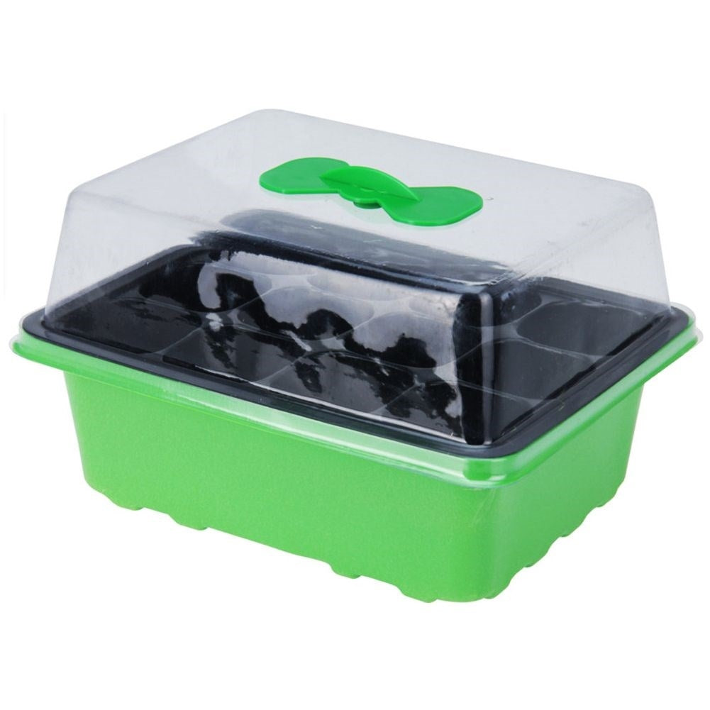 Mini greenhouse for optimal seed germination and plant growth