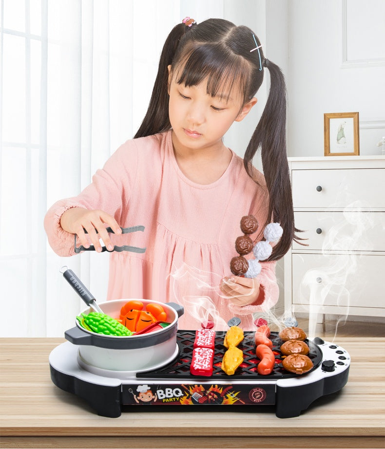 Mini kitchen barbecue grill kitchen accessories for kids