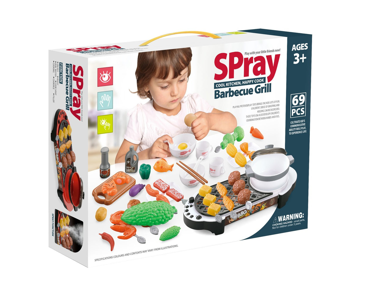 Mini kitchen barbecue grill kitchen accessories for kids