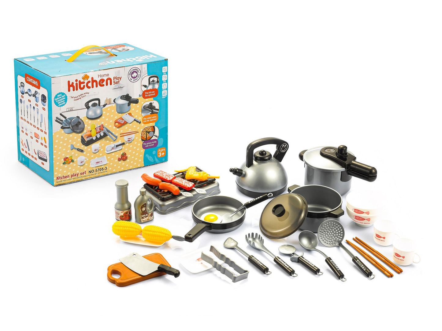 Mini kitchen pots kitchen accessories for kids