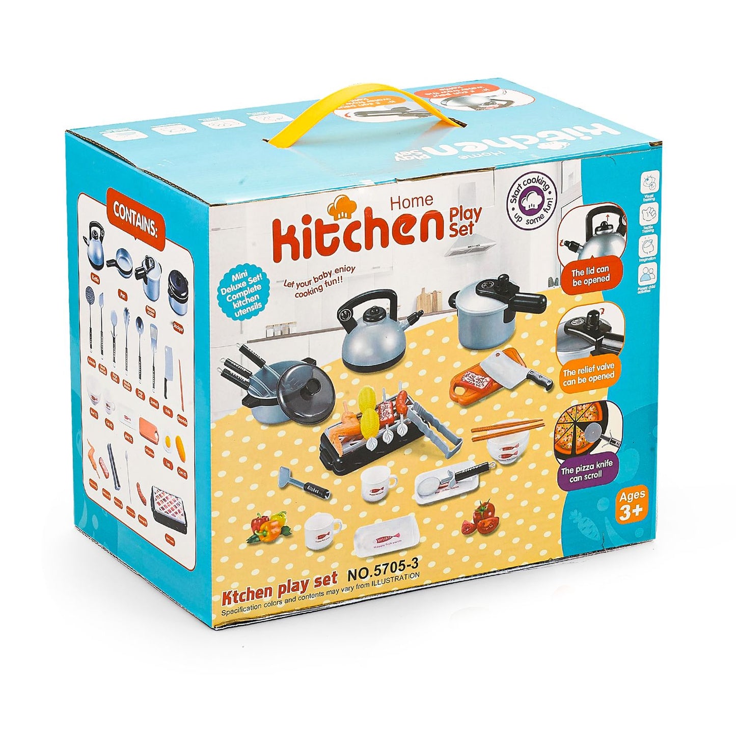 Mini kitchen pots kitchen accessories for kids