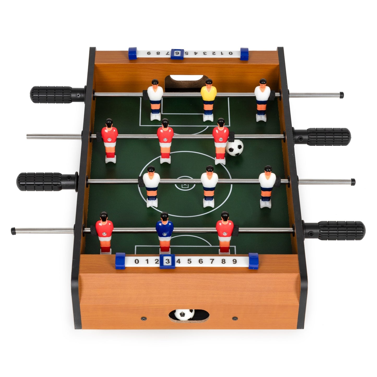 Mini table football for children, two balls and guides