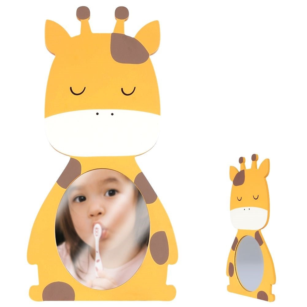 Mirror for Children's Room with Charming Giraffe Motif
