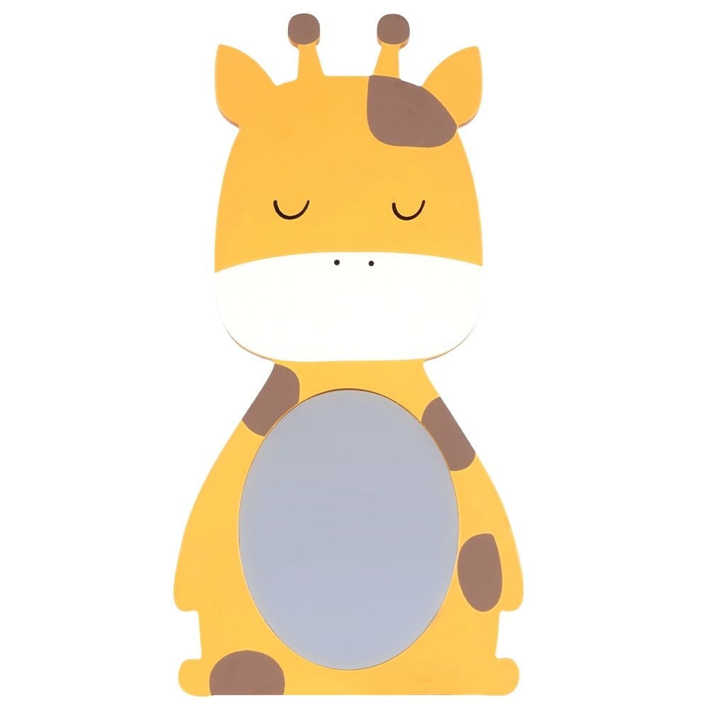 Mirror for Children's Room with Charming Giraffe Motif