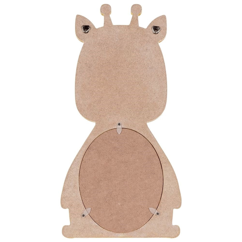 Mirror for Children's Room with Charming Giraffe Motif