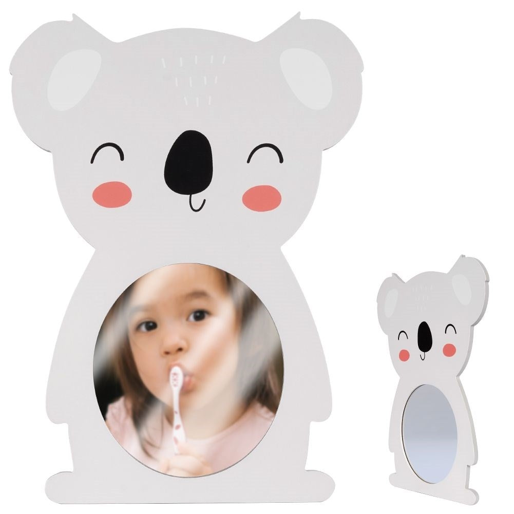Mirror for children's rooms with a cute koala motif