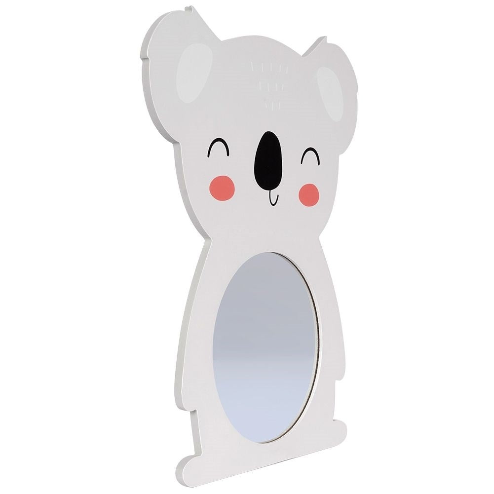 Mirror for children's rooms with a cute koala motif