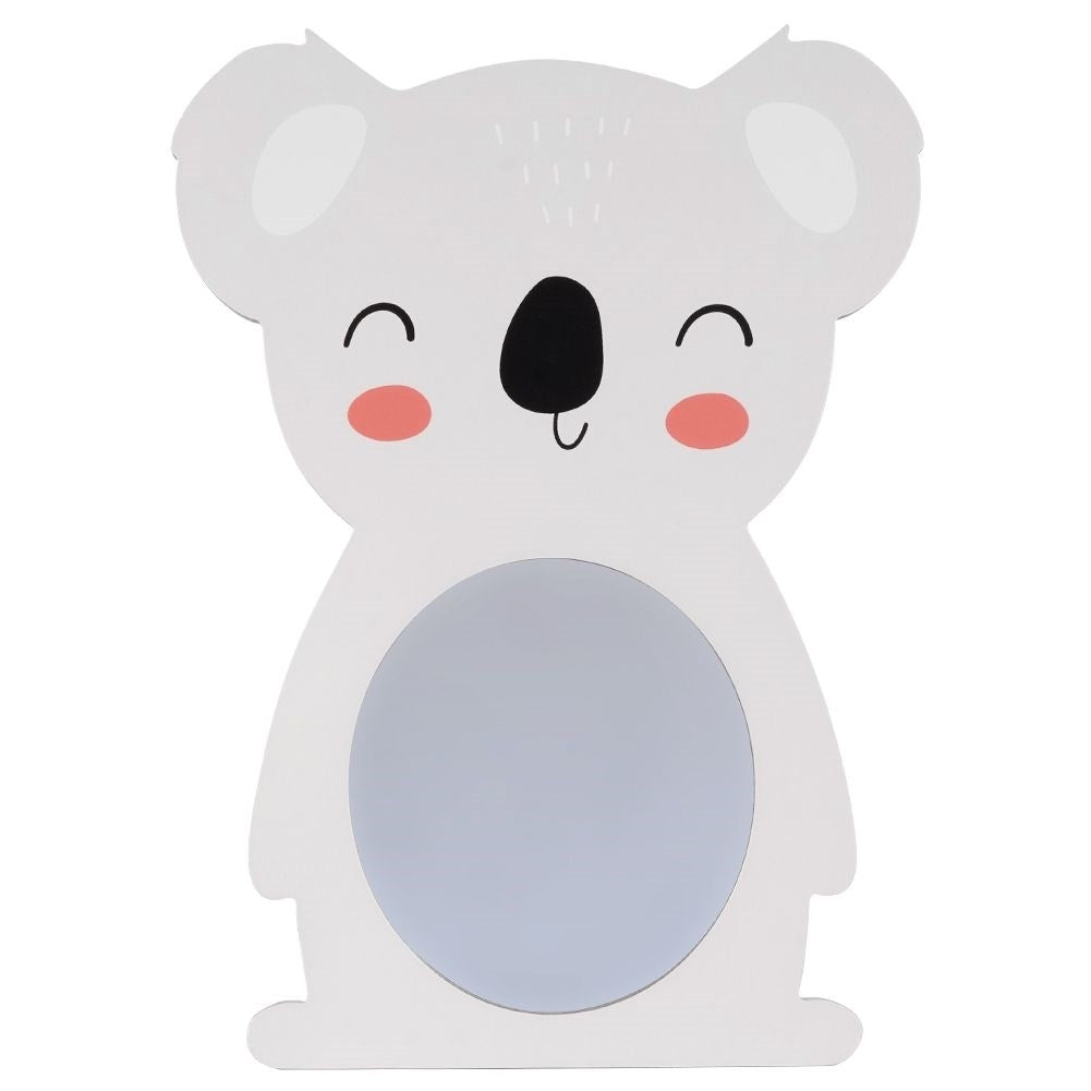 Mirror for children's rooms with a cute koala motif
