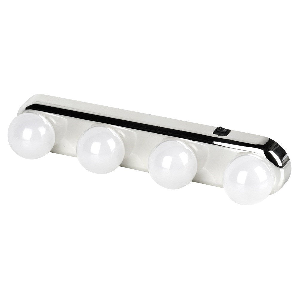 Mirror lights 4 LED with suction cups 30.5 cm