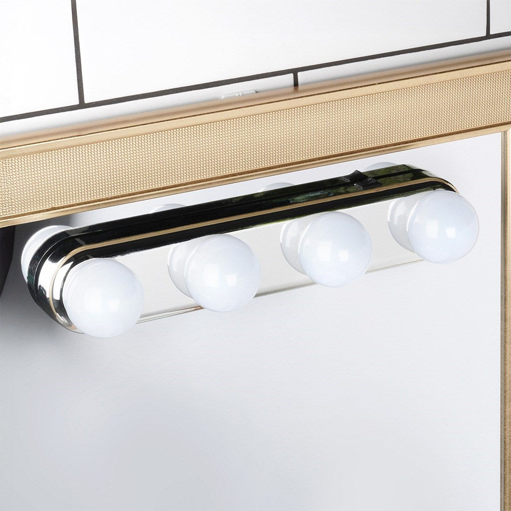 Mirror lights 4 LED with suction cups 30.5 cm