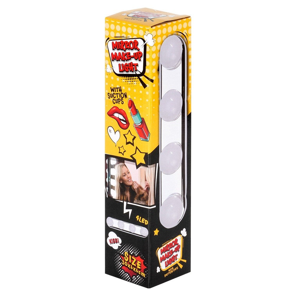 Mirror lights 4 LED with suction cups 30.5 cm