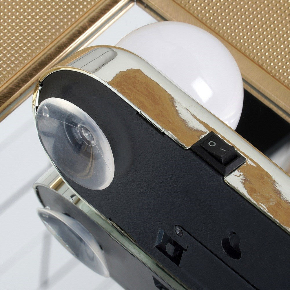 Mirror lights 4 LED with suction cups 30.5 cm