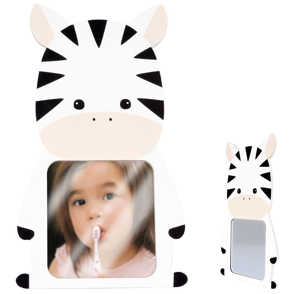 Mirror with Zebra motif for Playful Children's Room