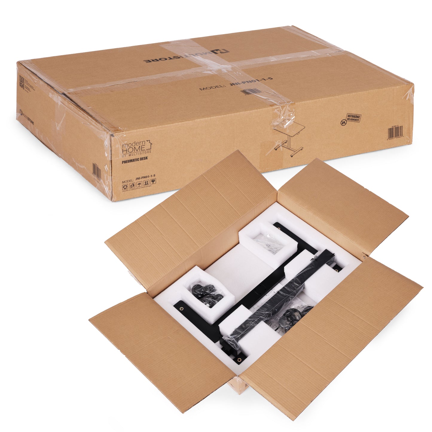 Mobile Adjustable Desk, 70x48 cm, Height 71.5–112 cm