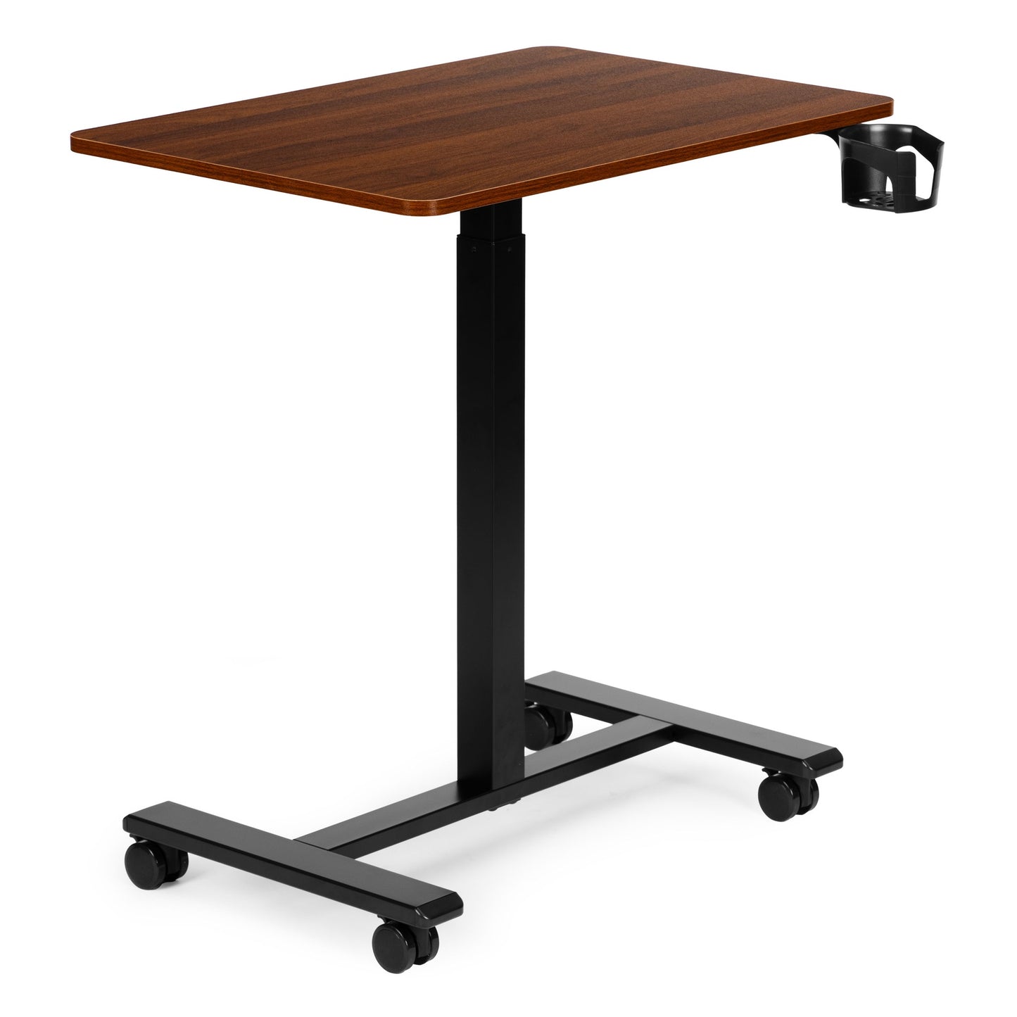 Mobile Adjustable Desk with Pneumatic Lift, 70x48 cm