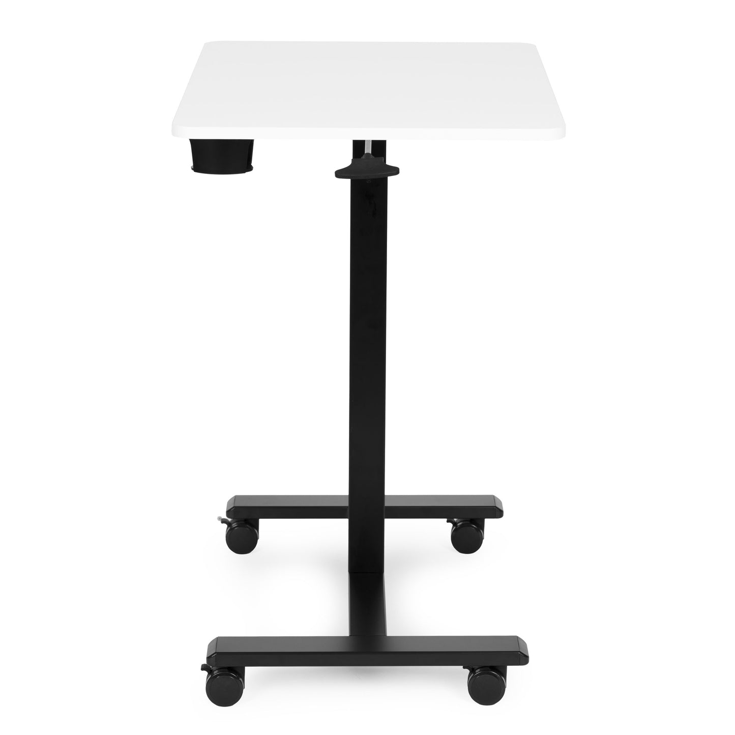 Mobile Adjustable Desk with Pneumatic Lift, 70x48 cm