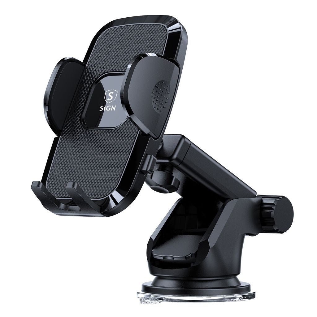 Mobile Holder with Suction Cup - Black