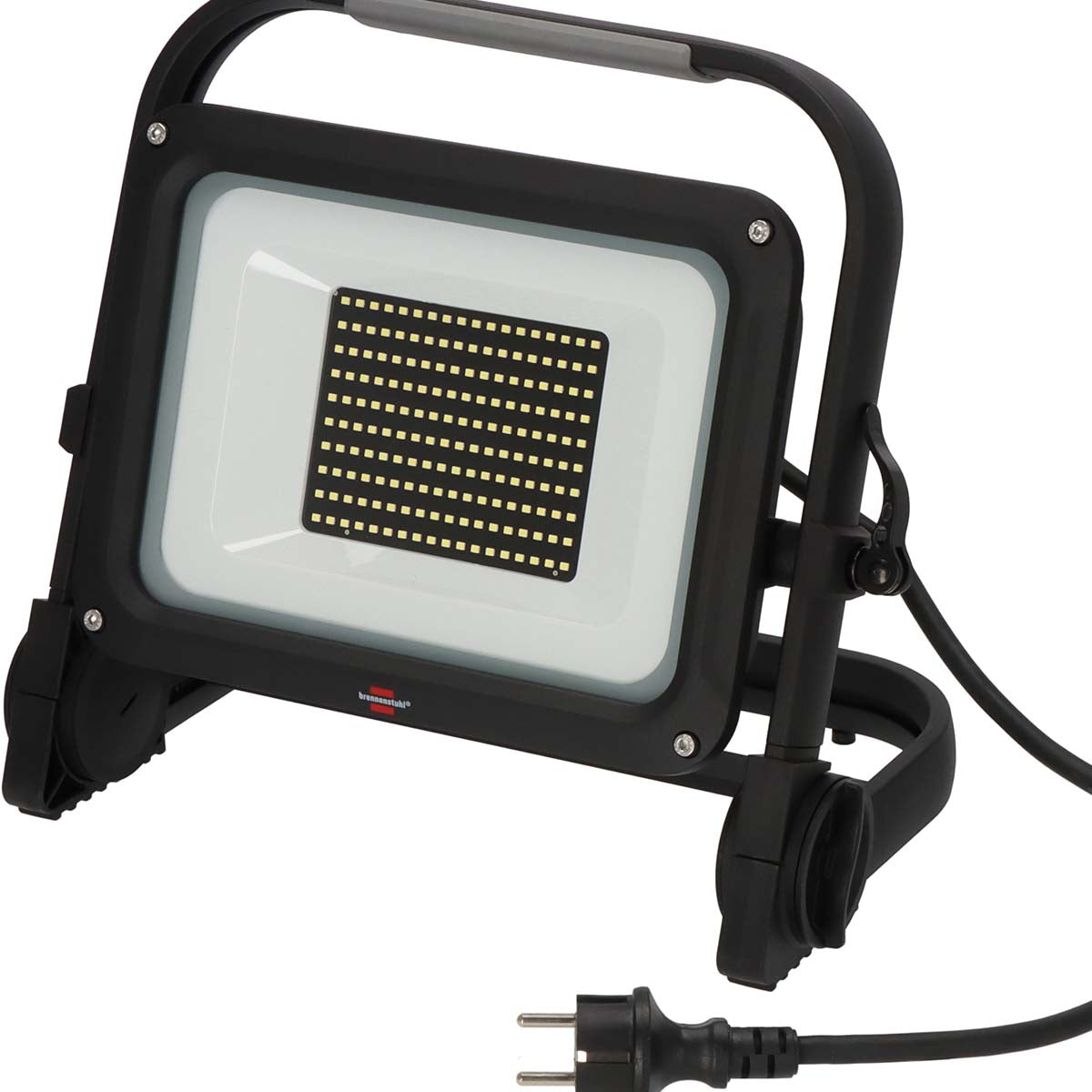 Mobile LED construction lamp JARO 14060 M / LED work lamp 100W for outside (LED floodlight with 5m cable, LED emergency lighting with 11500lm made of high-quality aluminum, dimmable, IP65)