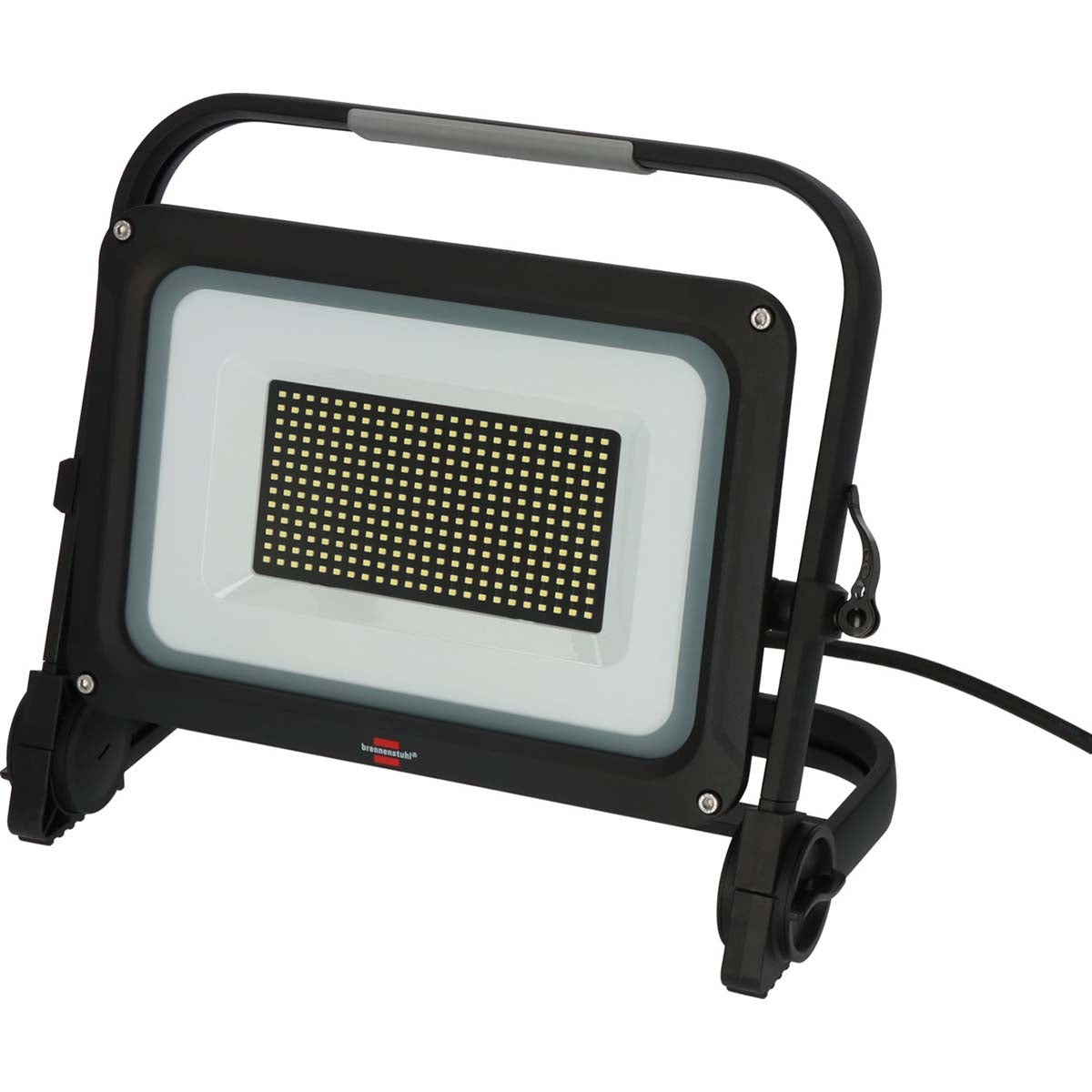 Mobile LED construction lamp JARO 20060 M / LED work lamp 150W for outside (LED floodlight with 5m cable, LED emergency lighting with 17500lm made of high-quality aluminum, dimmable, IP65)