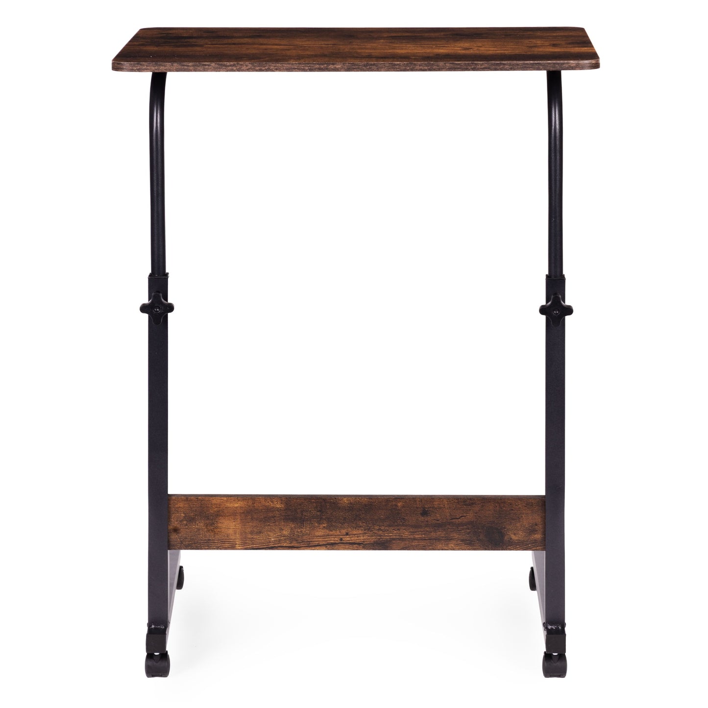 Mobile Laptop Table, Adjustable Height, MDF Top