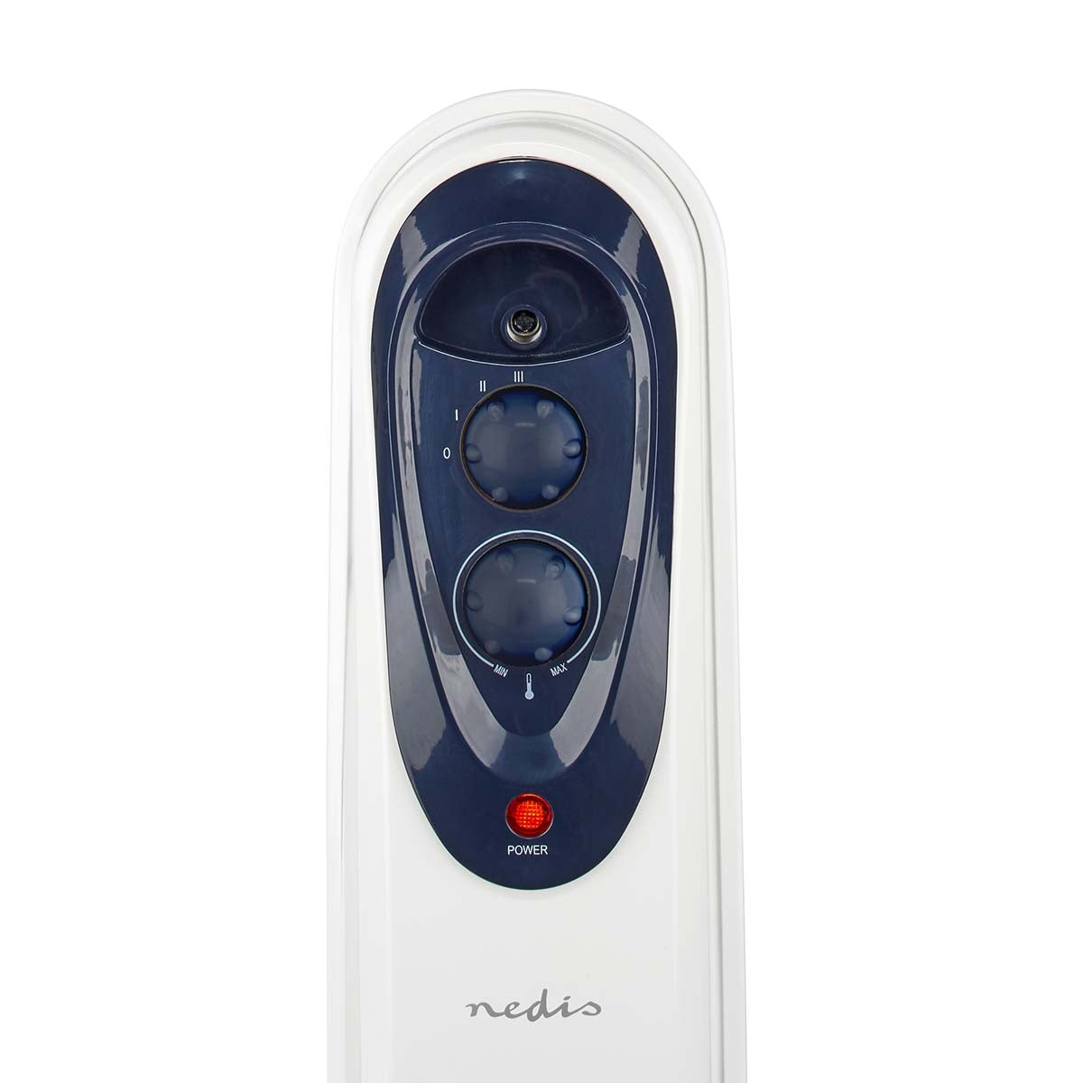 Mobile Oil Radiator | 600 / 900 / 1500 W | 7 Fins | Adjustable thermostat | 3 Heat Settings | Fall over protection | White