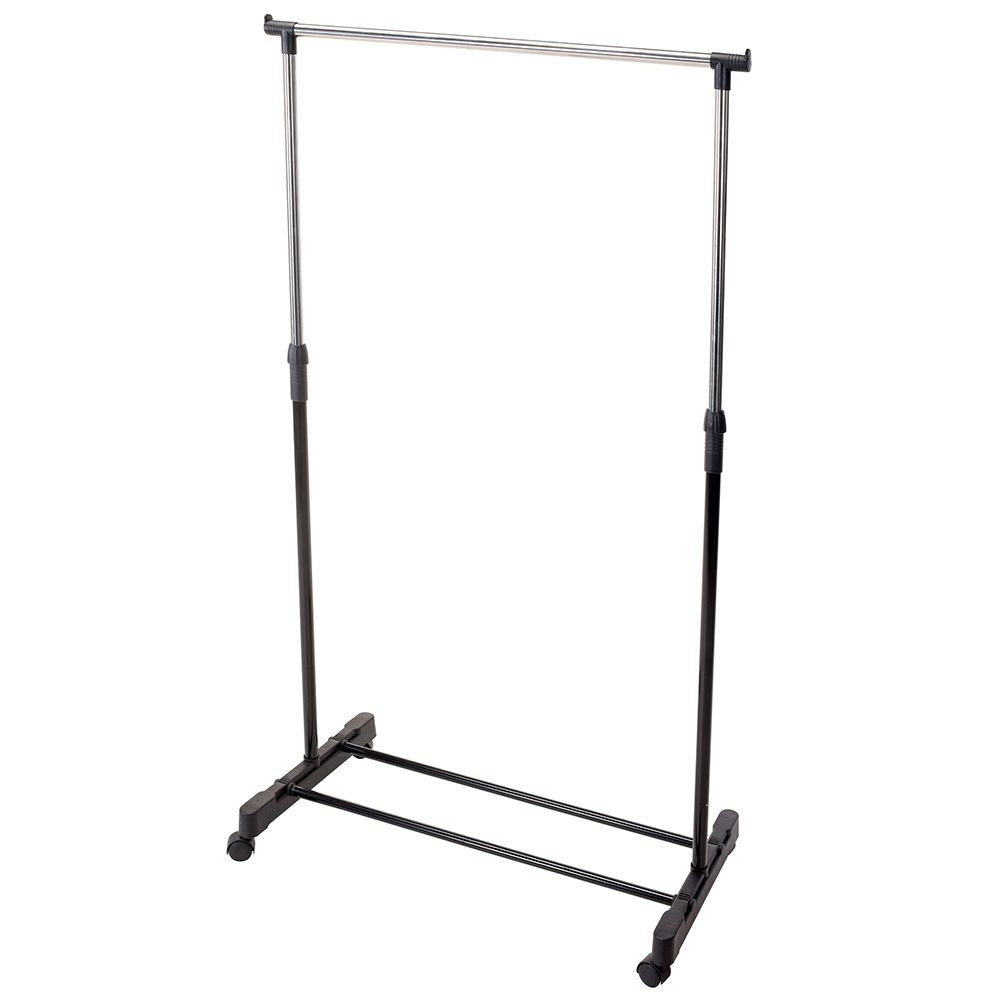 Mobile clothes hanger with shoe shelf for home and office