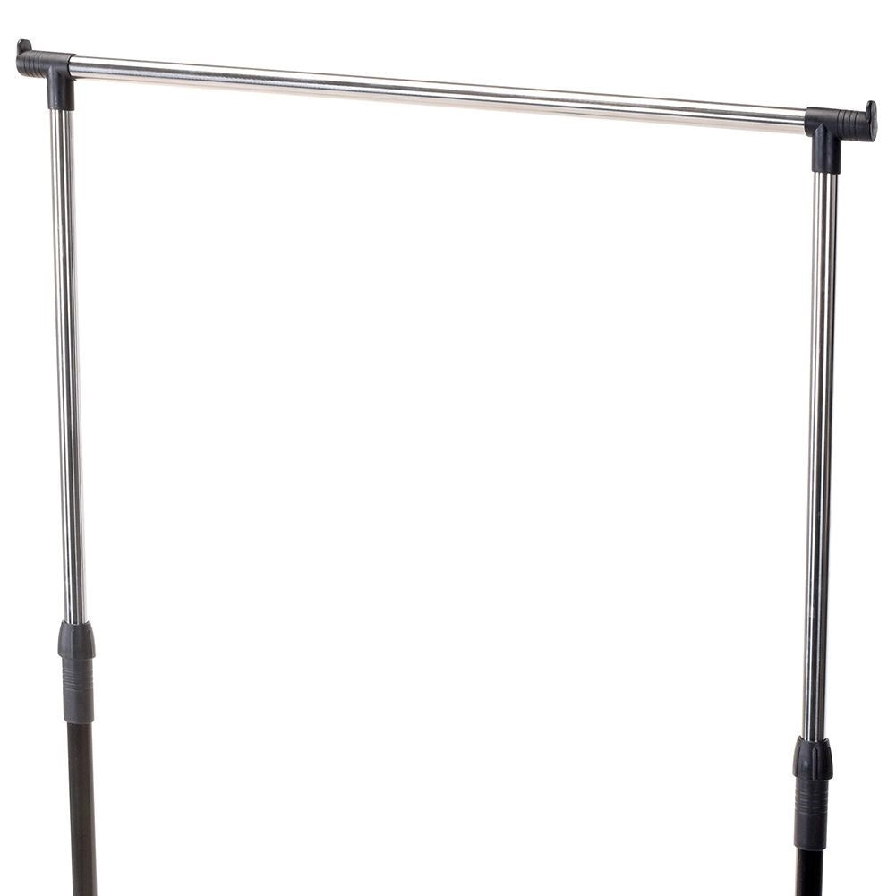 Mobile clothes hanger with shoe shelf for home and office