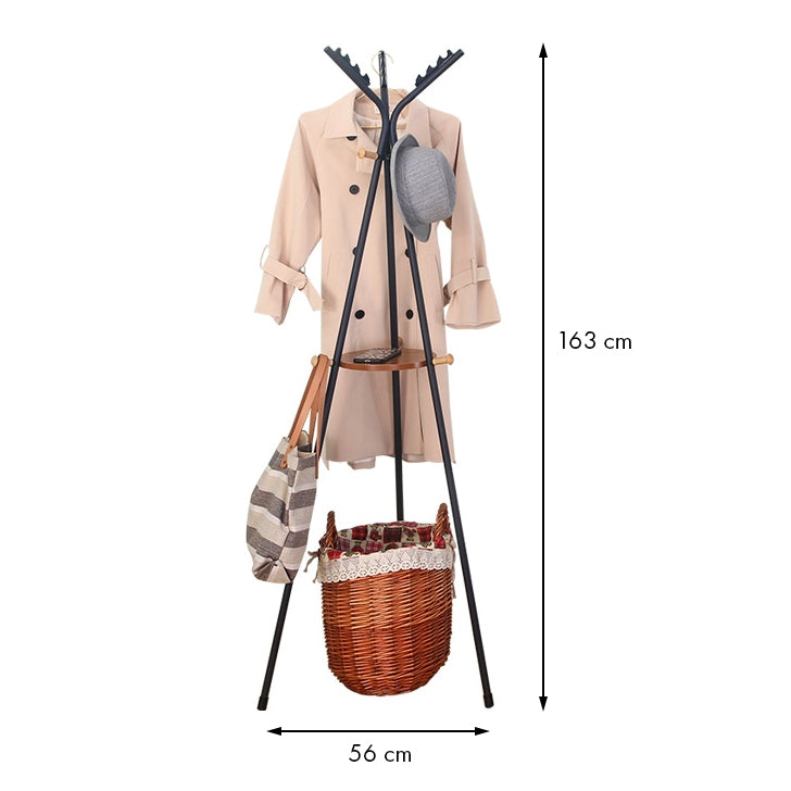 ModernHome coat rack with shelf