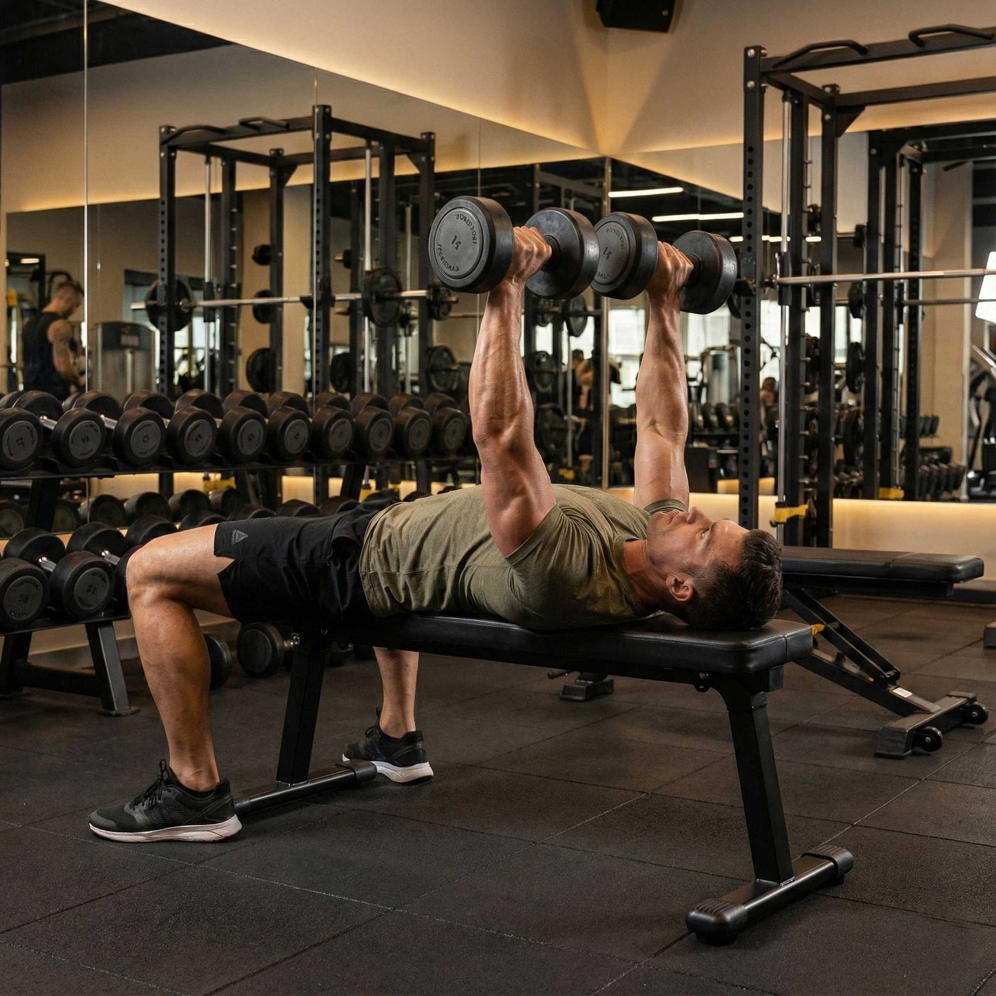 ModernHome foldable straight exercise bench 120 kg