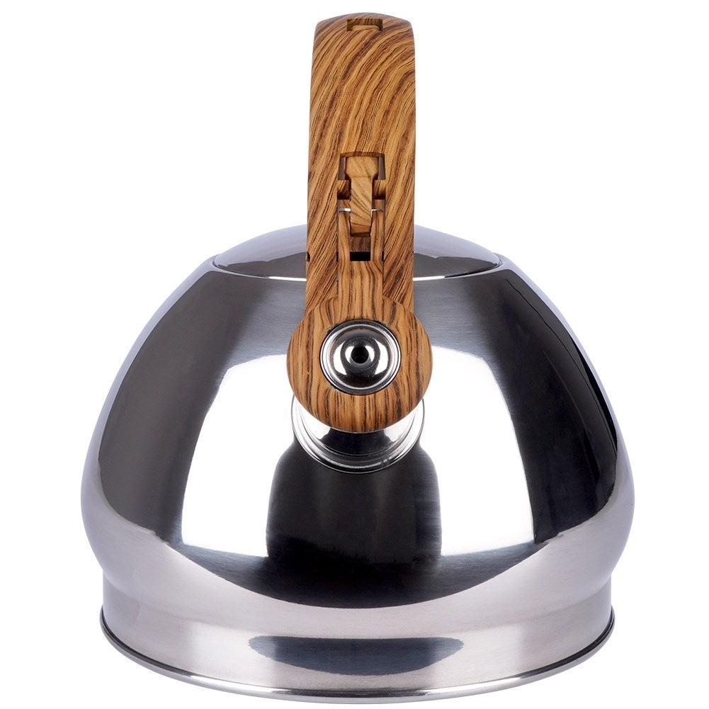 Modern Kettle in Stainless Steel with Whistle