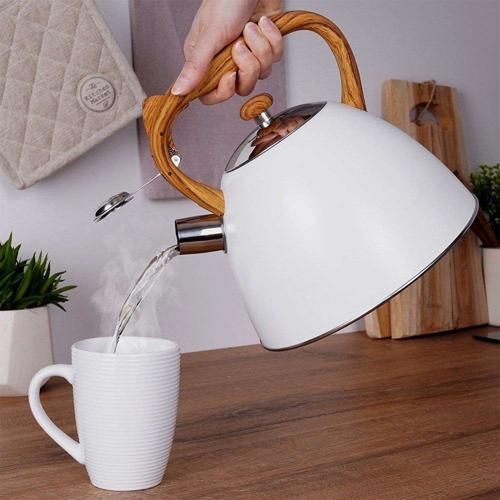 Modern Kettle with Automatic Whistle