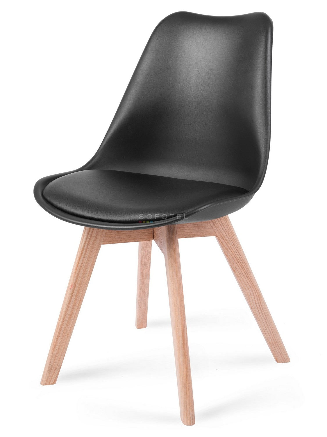 Modern Scandinavian chair Sofotel Ponti black