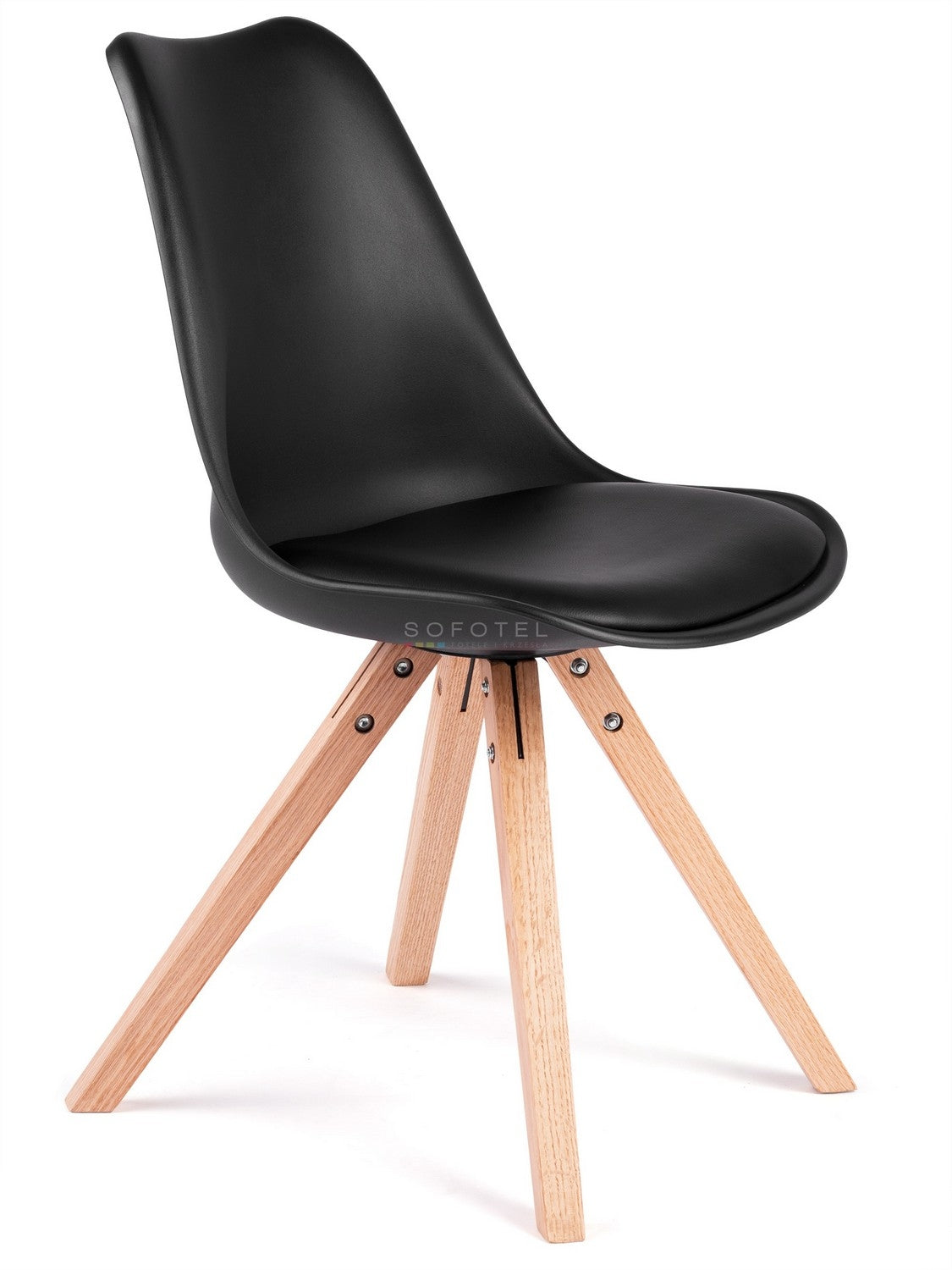 Modern Scandinavian chair Sofotel Verde black